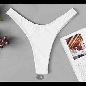 High waisted bikini bottoms